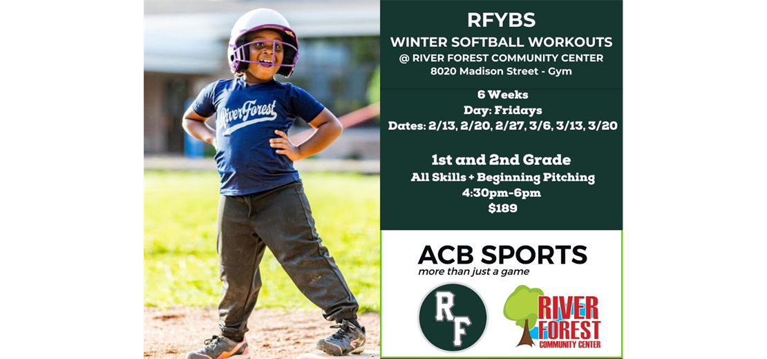 8U 1st/2nd Grade Softball Winter Workout Registration Open Now
