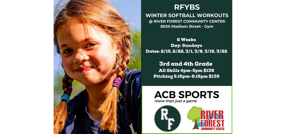 10u 3rd/4th grade Softball Winter Clinic Registration OPEN!